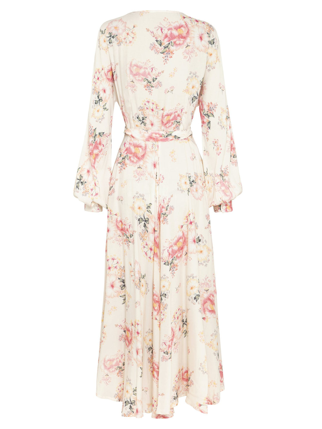 blush maxi wrap dress Blush Floral Wrap Maxi Dress | Womens Boho Wrap Dress